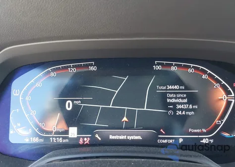 2022 BMW X5 xDrive40I из США, поврежденный, VIN 5UXCR6C06N9L05957